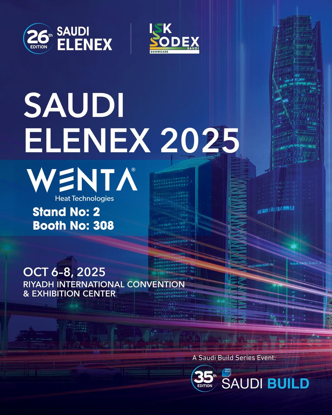 Wenta, SAUDI ELENEX 2025’te!